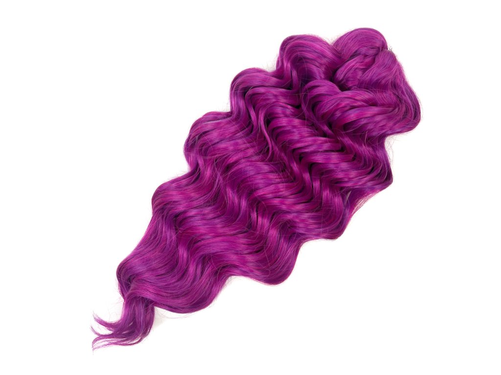 Vlnitý Kanekalon Manasi 50cm 100gr Pink2+F11