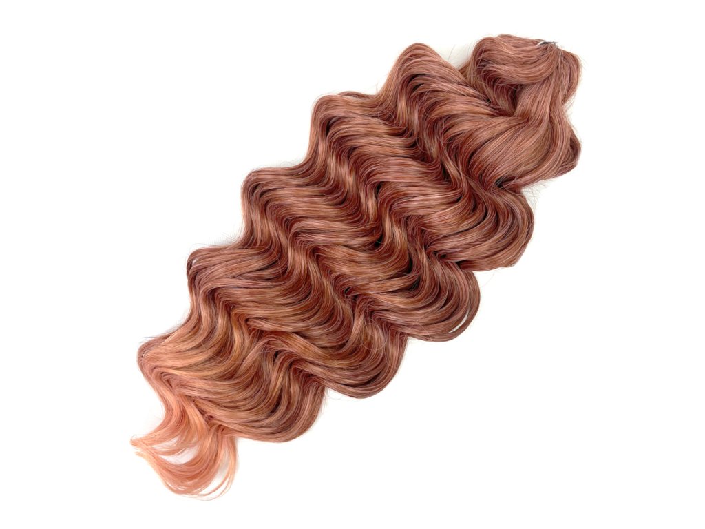 Vlnitý Kanekalon Manasi 50cm 300gr T-Chestnut9