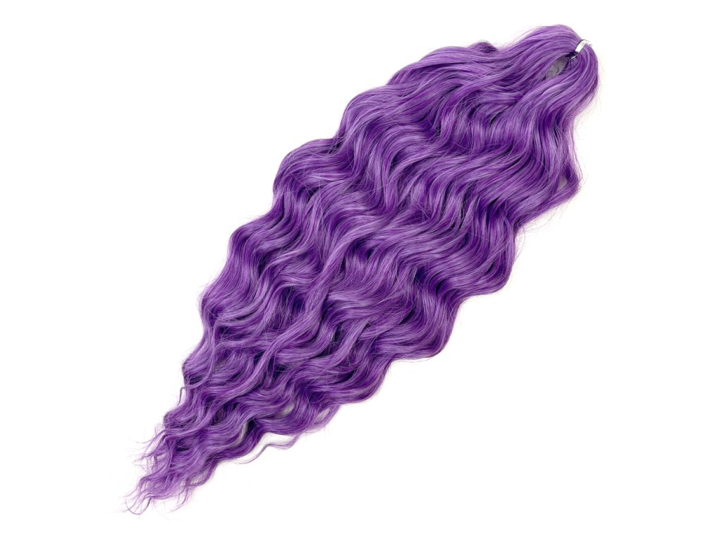 Vlnitý Kanekalon Anna 60cm 100gr Purple2