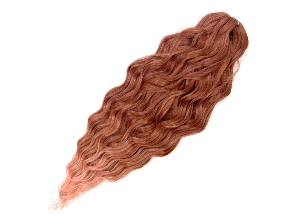 Vlnitý Kanekalon Anna 60cm 100gr T-Chestnut9