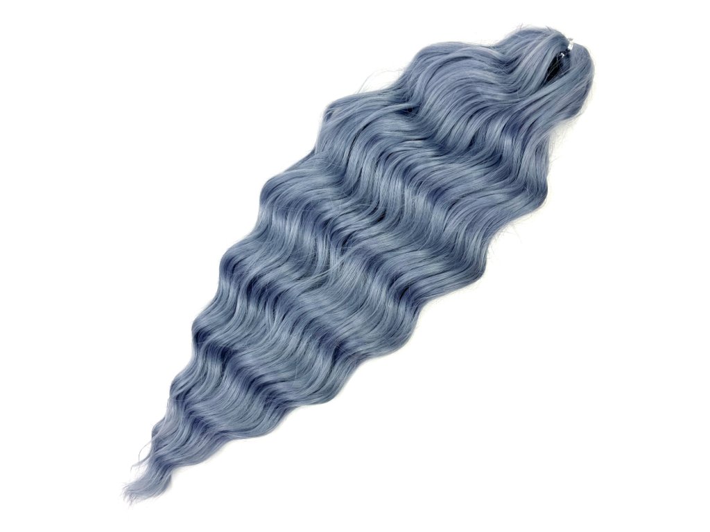 Vlnitý Kanekalon Anna 60cm 100gr Gblue11