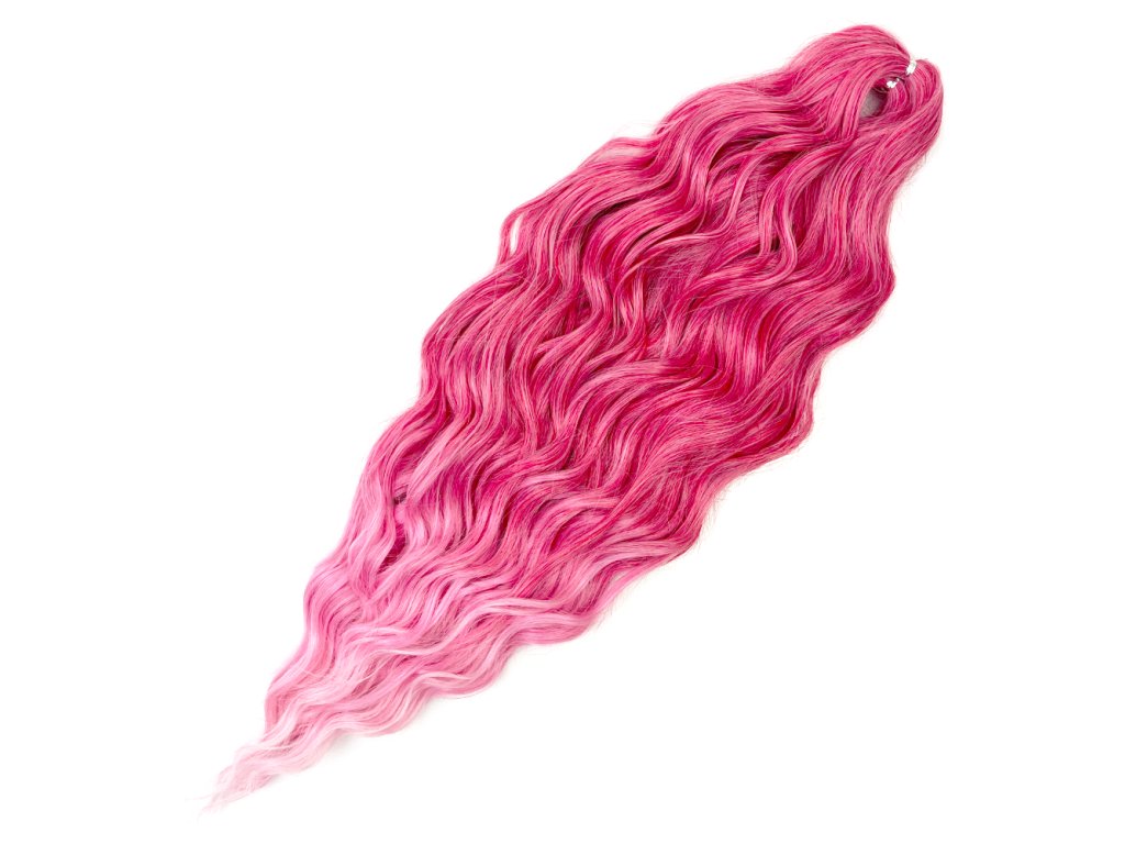 Vlnitý Kanekalon Anna 60cm 100gr T-PPINK15