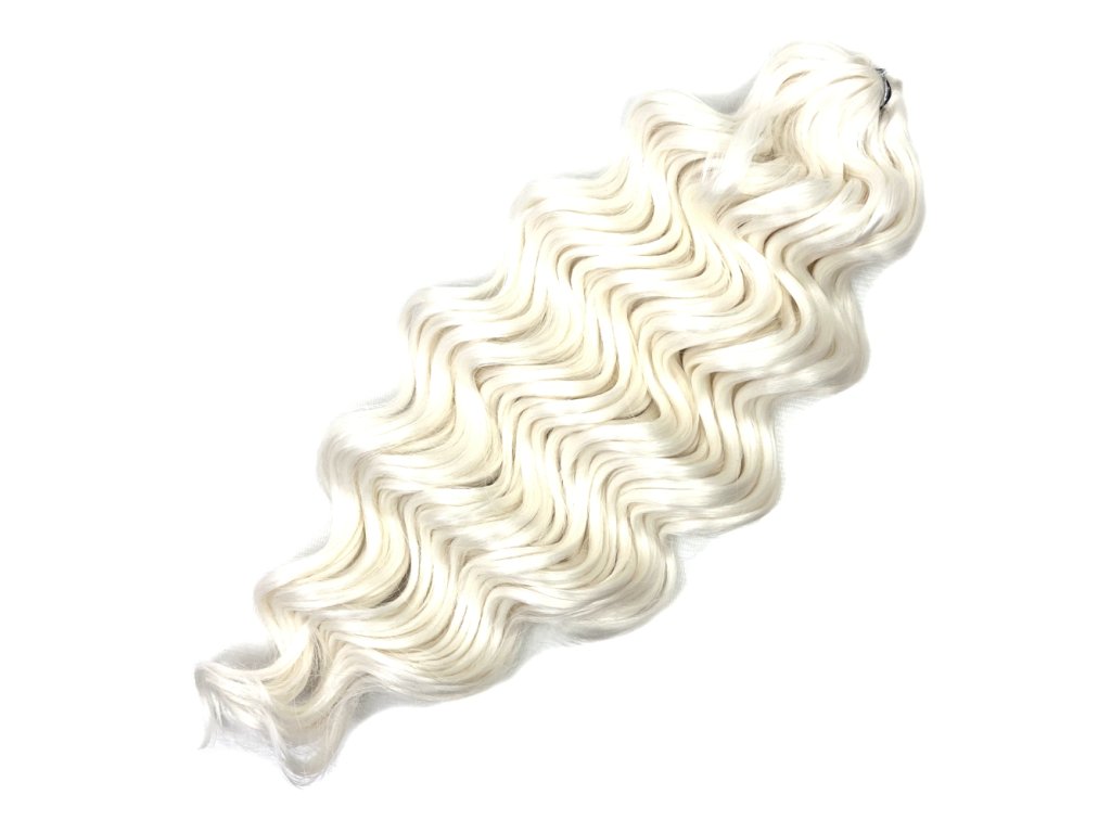 Vlnitý Kanekalon Manasi 50cm 100gr White