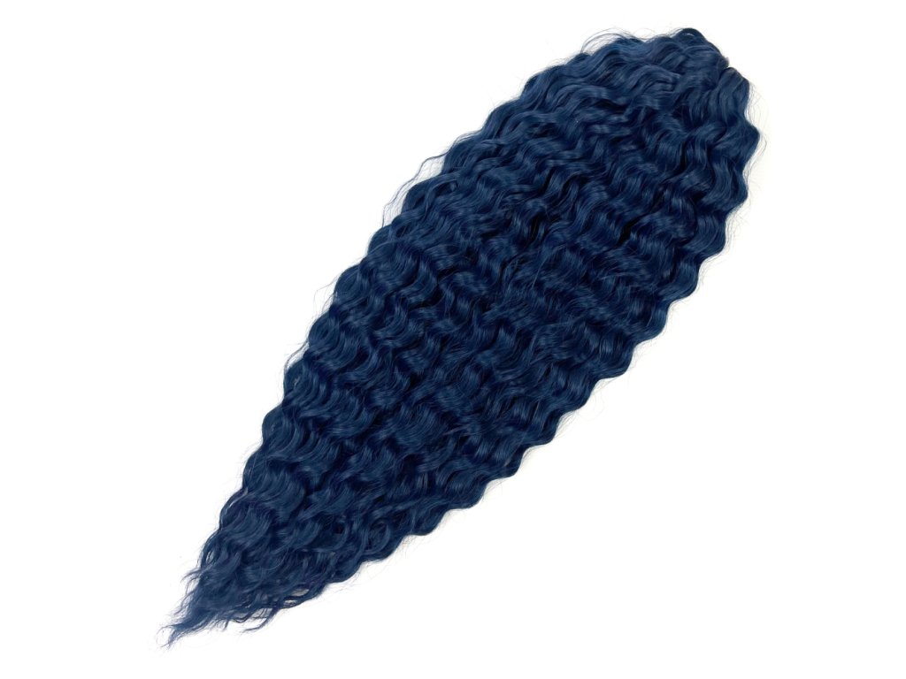 Vlnitý Kanekalon Ariel 55cm 100gr Blueberry