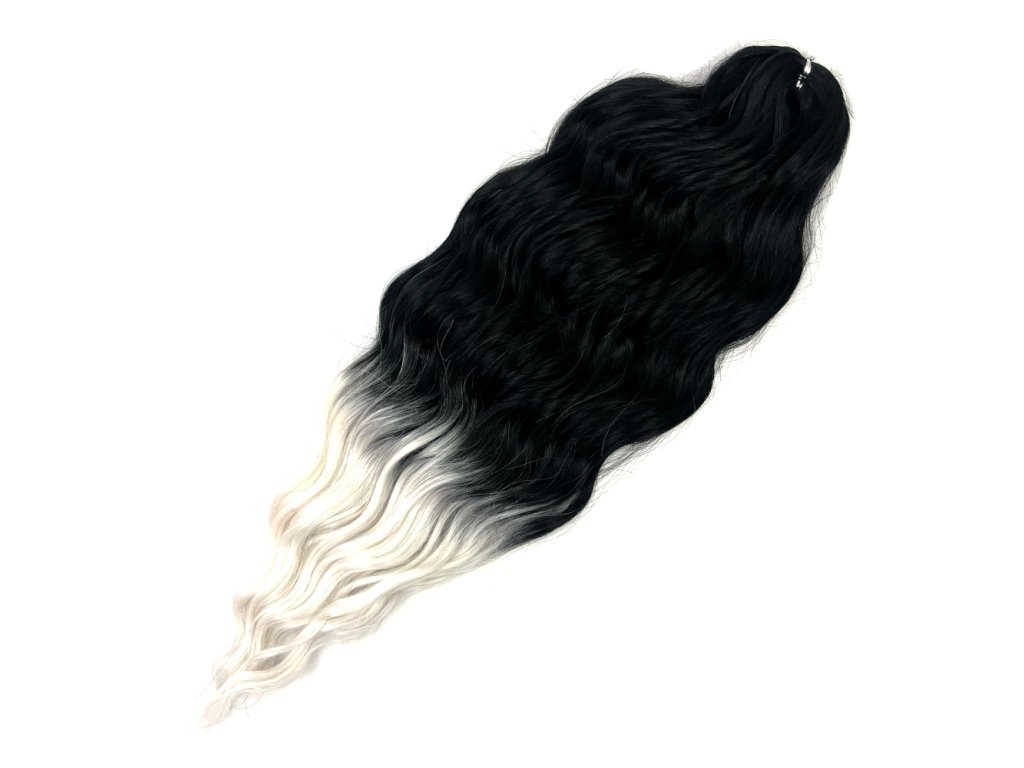 Vlnitý Kanekalon Anna 60cm 300gr TT1B/WHITE(LL)
