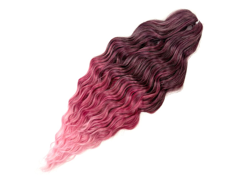 Vlnitý Kanekalon Anna 60cm 100gr T-BPink(17)