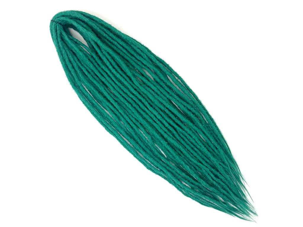 Fake Dready 60cm zelená 10ks