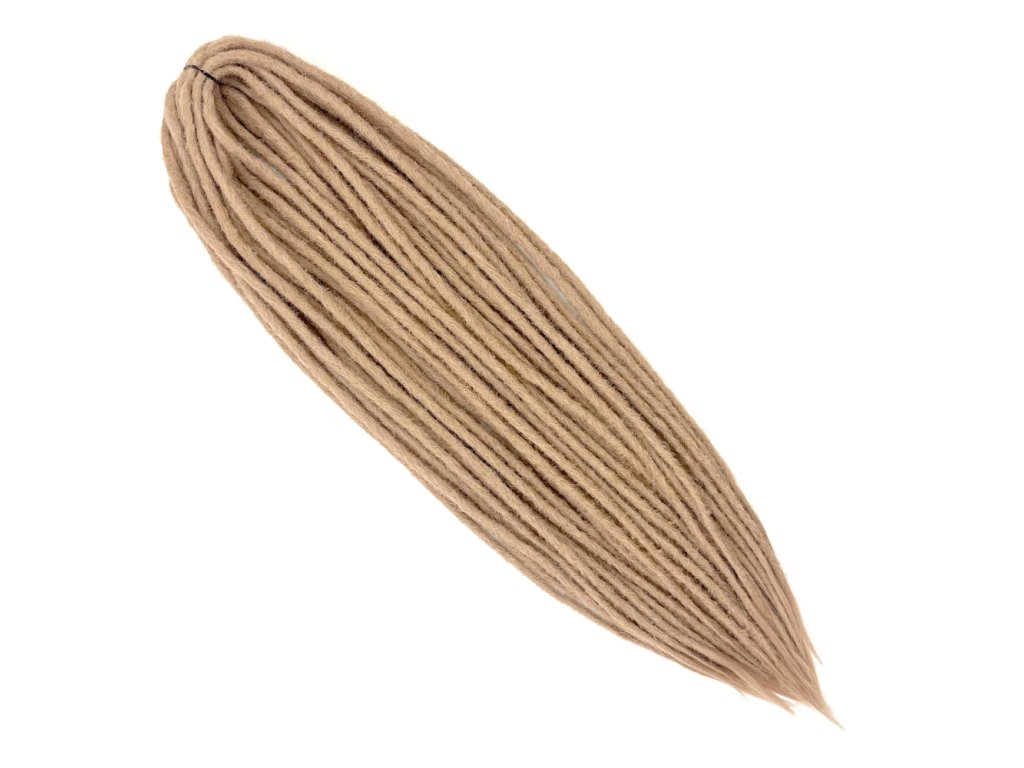 Fake Dready 60cm růžová hnědá 10ks
