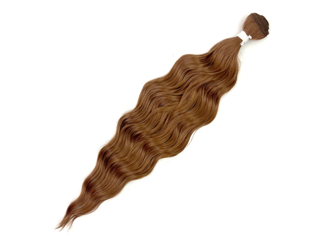 Umělé vlasy na třásni Anna 60cm 100gr Brown79