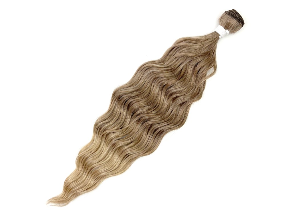 Umělé vlasy na třásni Anna 60cm 100gr T6/613F