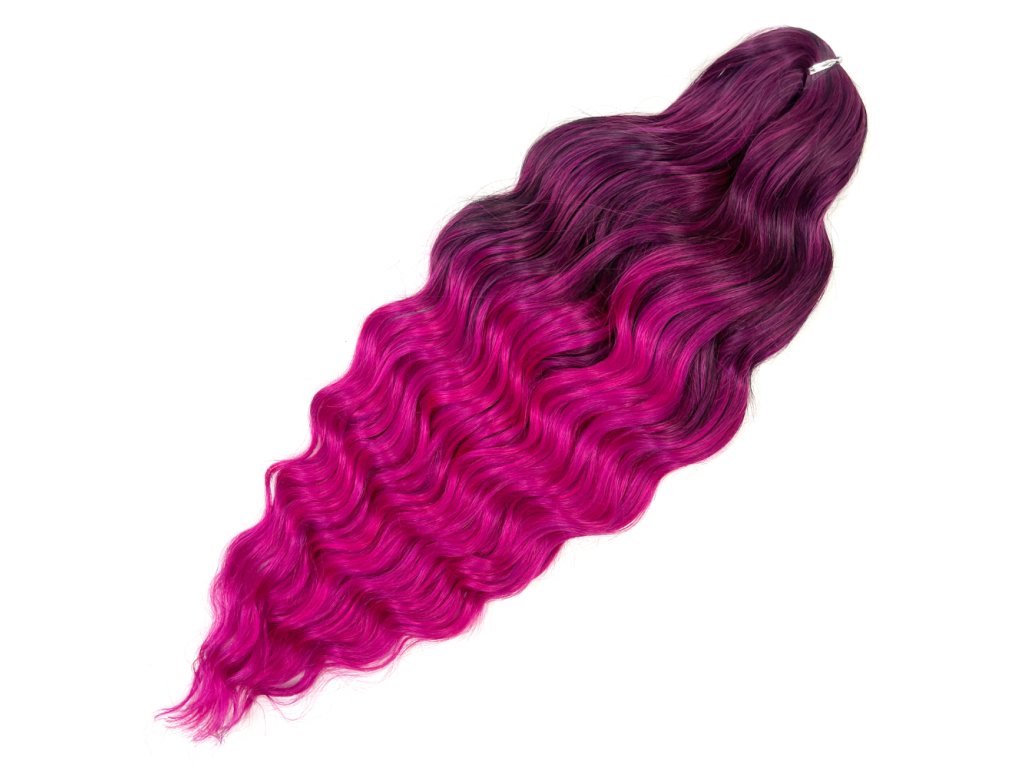 Wavy Kanekalon Anna 60cm 300gr T-DaPurple3