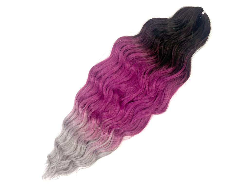 Vlnitý Kanekalon Anna 60cm 100gr 3T4/PU/GBLUE12