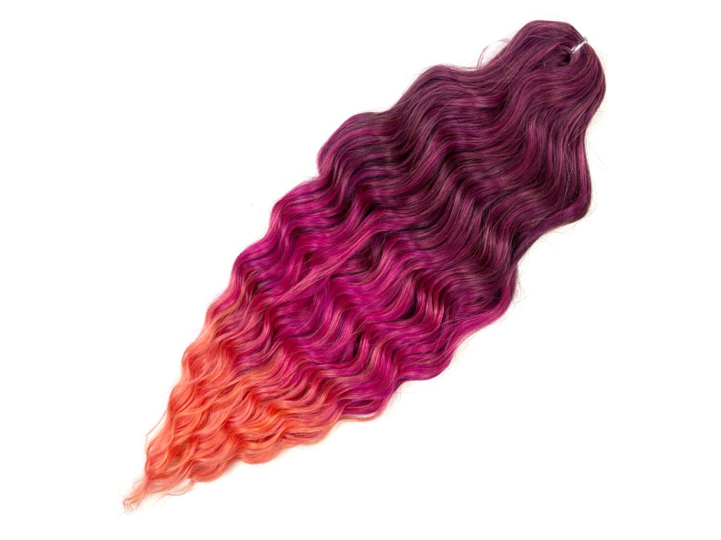 Vlnitý Kanekalon Anna 60cm 100g T3-4/F10/LORANGE11