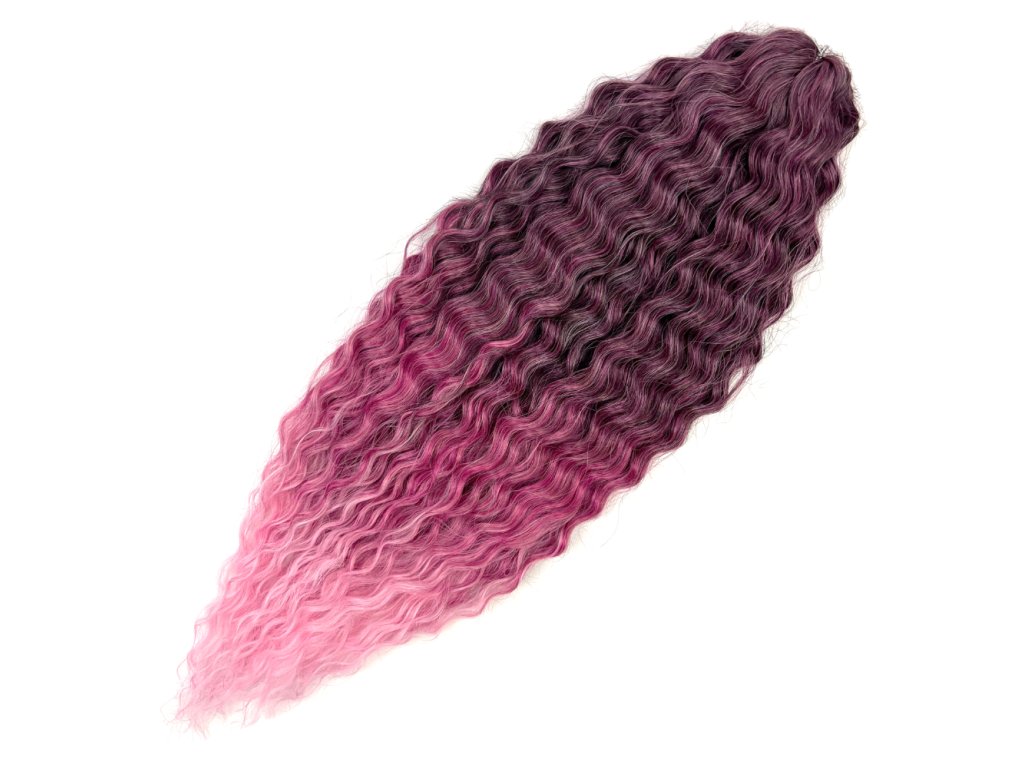 Wavy Kanekalon Ariel 55cm 300gr T-BPink(17)