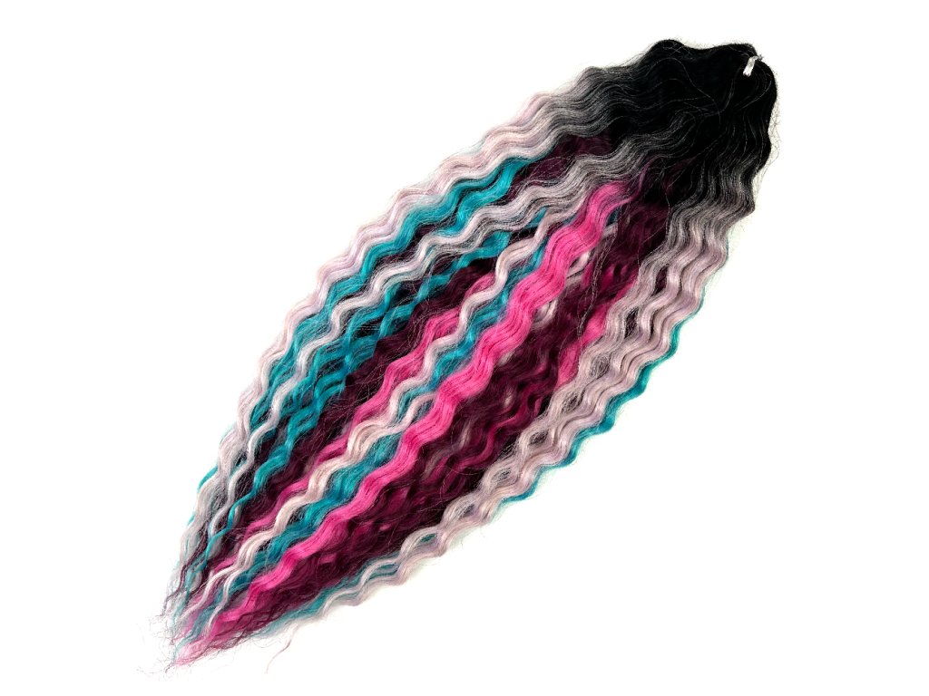 Vlnitý Kanekalon Ariel 55cm 300gr TTP-COLORFULF