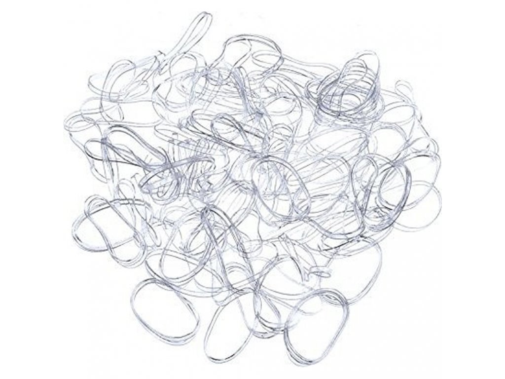 eBoot Elastic Bands Hair Rubber Bands 1000 Pieces Clear 1650755 ca6356cac209fa34dc202a7c1a90e559