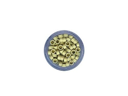 Micro Rings - 4.5mm, aluminum, #13 blonde, 100pcs