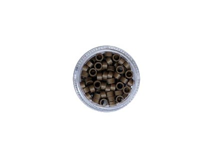 Micro Rings - 4.5mm, aluminum, #11 light brown, 100pcs