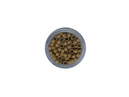 Micro Rings - 4.5mm, aluminum, #8 dark blonde, 100pcs