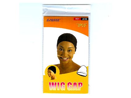 Cap under wigs and hairpieces - black 2pcs