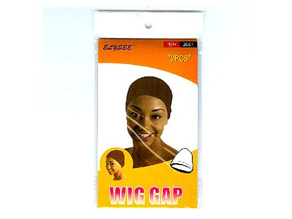 Cap under wigs and hairpieces - brown 2pcs