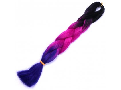 Syntetický Jumbo Braid  Ombre H3-18