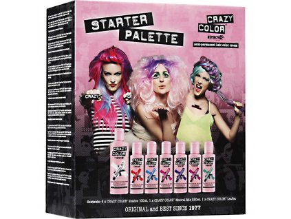 Crazy Color hair dye starter package