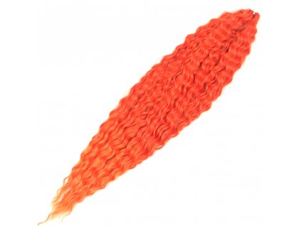 Vlnitý Kanekalon Ariel 75cm 100gr T-Red/Orange