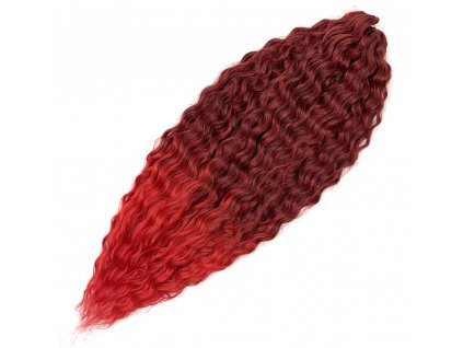 Wavy Kanekalon Ariel 55cm 100gr T1B/Red