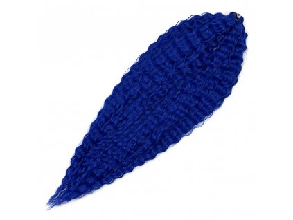 Vlnitý Kanekalon Ariel 75cm 300gr Blue1