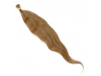 Human hair copper brown 40 cm 23 gr