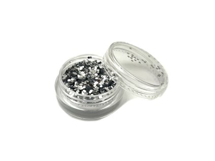 Třpytky na obličej a tělo Silver