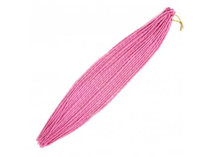 Pseudo Dreadlocks 50cm color Pink super slim