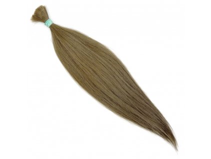 Human hair light brown 40 cm, 31 gr
