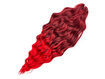 Wavy Kanekalon Anna 60cm 300gr T1B/Red