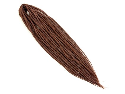 Fake Dready 60cm sv.kaštan 10ks