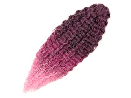Wavy Kanekalon Ariel 55cm 100gr T-BPink(17)