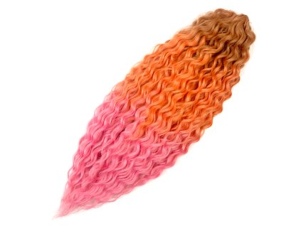 Vlnitý Kanekalon Ariel 55cm 300gr Q3T-350E/OR14/LRK10