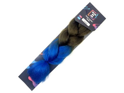 100% Jumbo Braid Kanekalon 8/L-Blue BraidOrDie