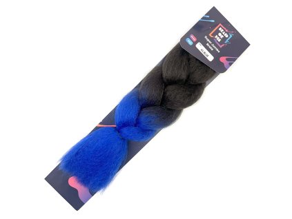 100% Jumbo Braid Kanekalon 4/L-Blue BraidOrDie