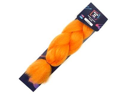 100% Jumbo Braid Kanekalon Light Orange BraidOrDie