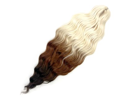 Vlnitý Kanekalon Anna 60cm 100gr 3T-Brown212AA