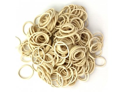 Mini Rubber Bands - Blonde 250pcs