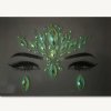 Stick on face rhinestones LZ14 glow in the dark