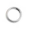 Decorative detachable Ring Carabiner – Silver 25mm 1pc