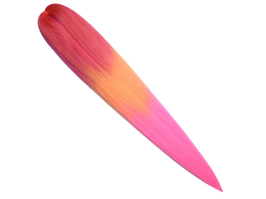18336 100 ez kanekalon 3 7 hotplum yellow pink