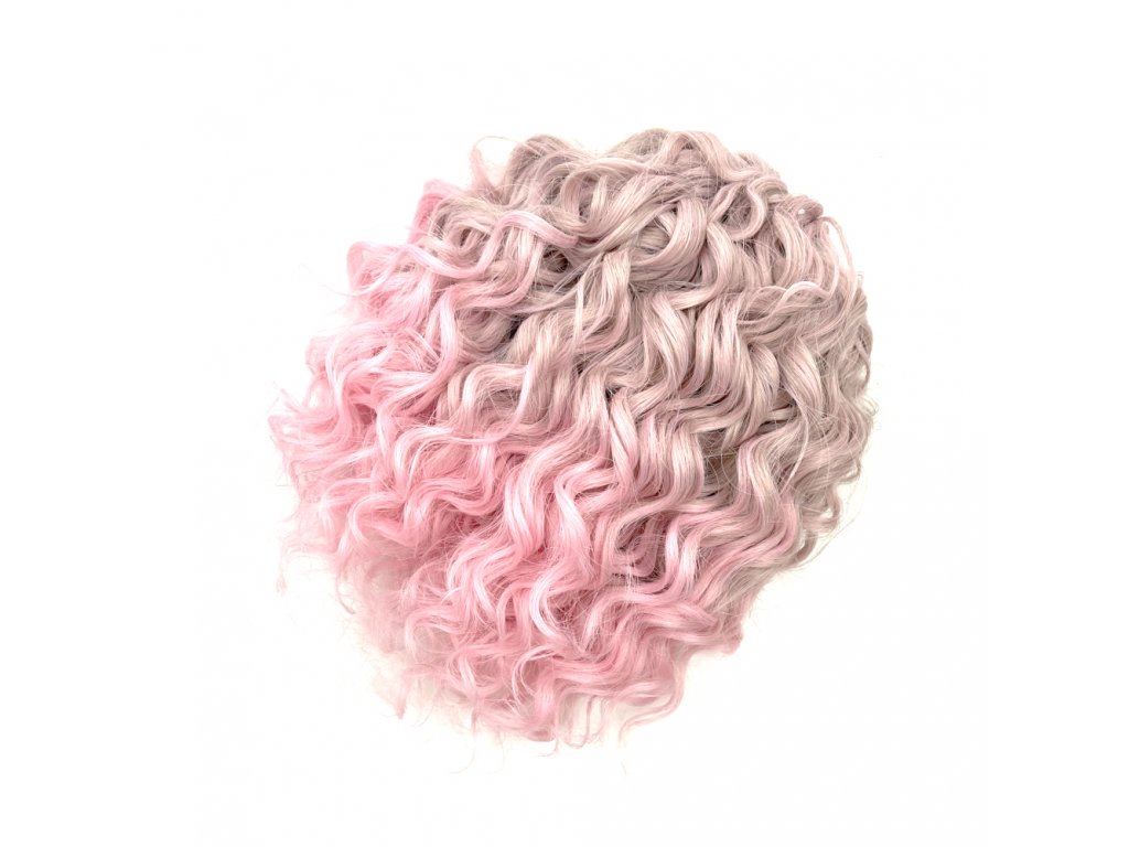 Vlnitý Kanekalon Jessica 25cm 200gr TGPink12