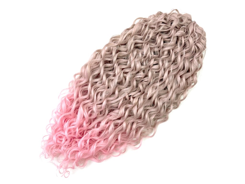 Vlnitý Kanekalon Jessica 60cm 100gr TGPink12