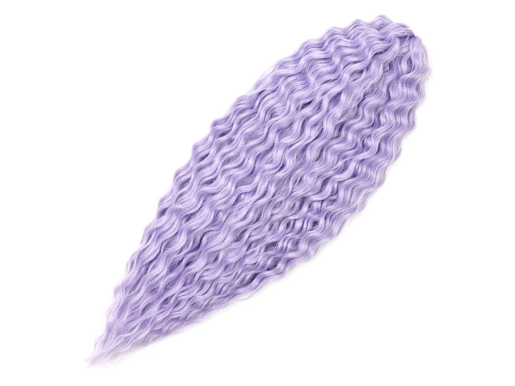 Vlnitý Kanekalon Ariel 55cm 300gr LPurple1