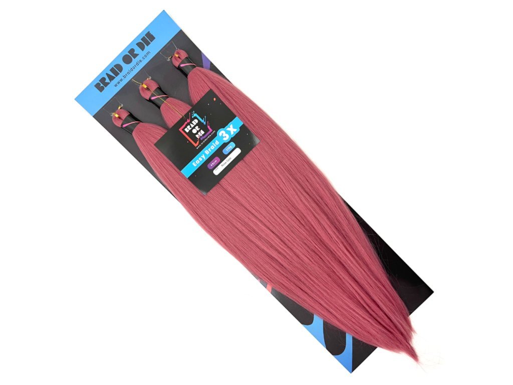 100% EZ 3v1 Kanekalon Rose Gold BraidOrDie